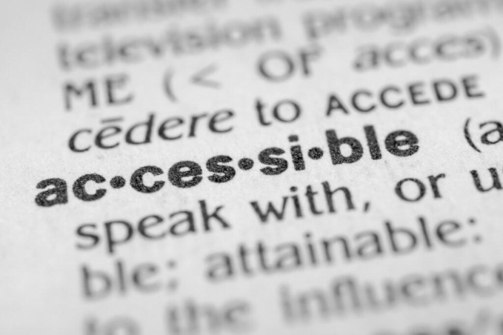 accessible definition